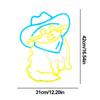 Cowboy Neon Sign USB Powered Neon Light Dimmable LED Sign for Wall Decor Neon Lights Sign for Bedroom Living Room Birthday Party
