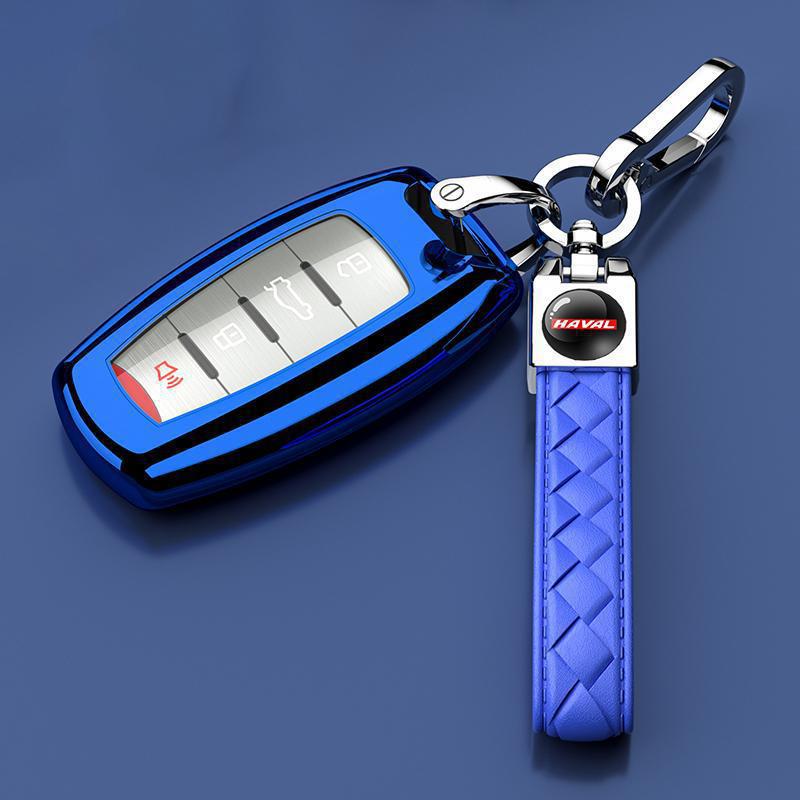 Haval F7 Key Case: Full Protective Shell with Buckle for 19/20 Great Wall Models – Stylish for Men & Women.
