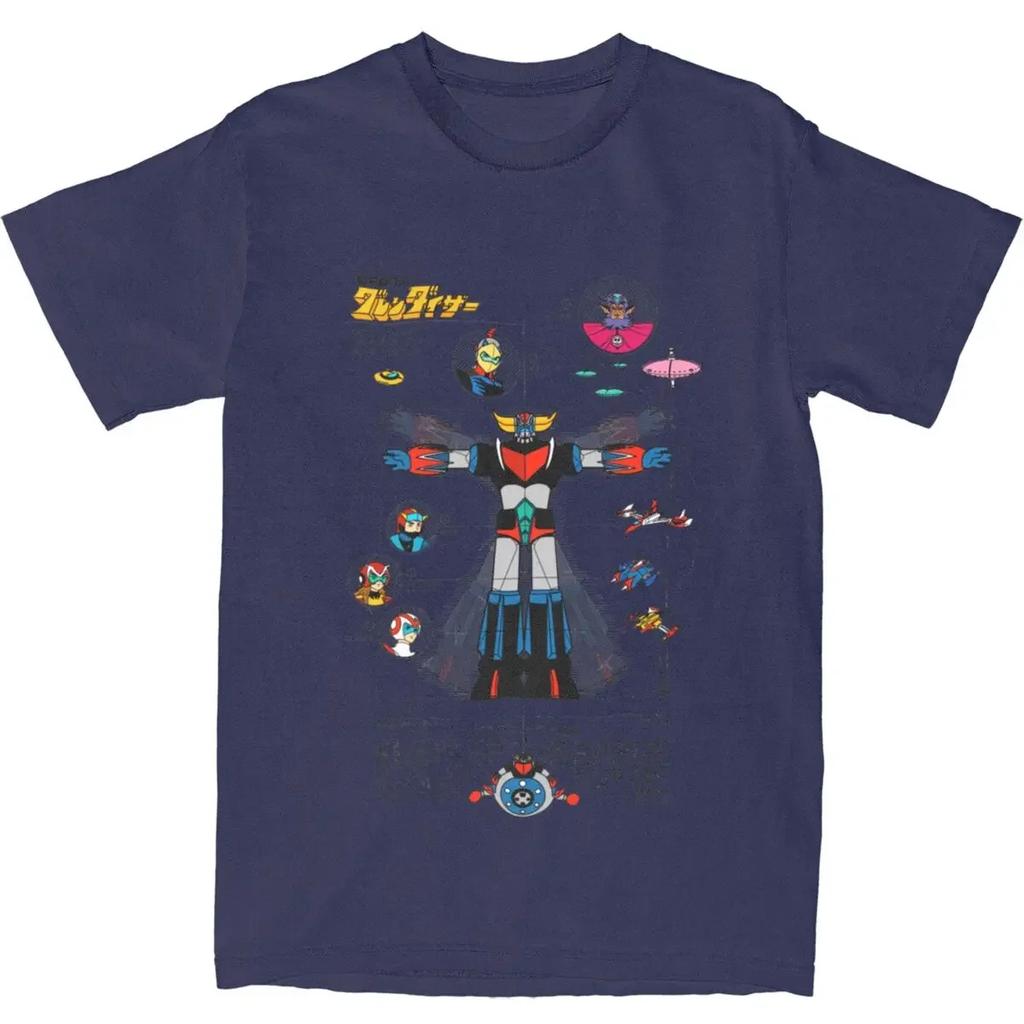 Heavyweight Informal Novelty UFO Robot Grendizer Goldorak T Shirt Unisex 100 Cotton Goldrake Japan Robots Tee Shirt Adult Clothing