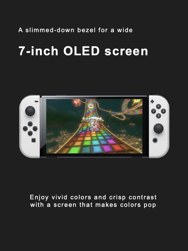 Nintendo Switch Oled Model White JoyCon HongKong