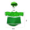St Patricks Day Plastic Geese Statue Outfit Reusable Multi-Purpose Lawn Statue Costume for Holiday Decorations / Themed Outfits