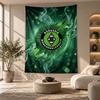 Arazzo Decorativo, Arte da Parete Stampata Borussia Mönchengladbach, Appeso a Parete Leggero per Sfondo Camera da Letto