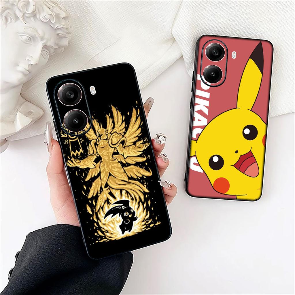 P-Pokemons GO P-Pikachus Mewtwo Phone Cover for Xiaomi Redmi Note 13 14 ProPlus Pro Plus 14C A4 13C Pro+ Note14 Protective Case