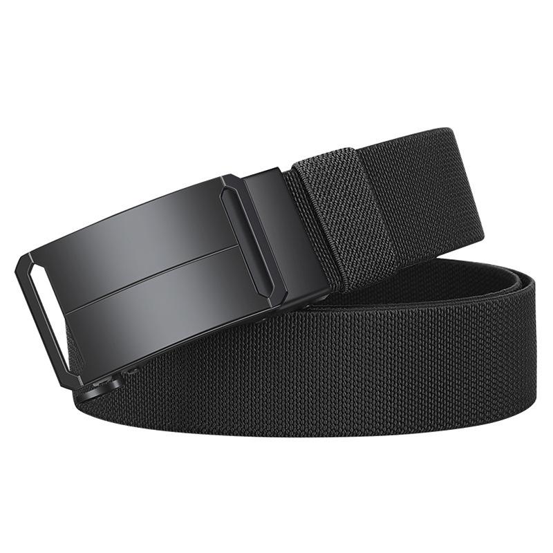 Men's Adjustable Elastic Tactical Nylon Belt with Automatic Buckle