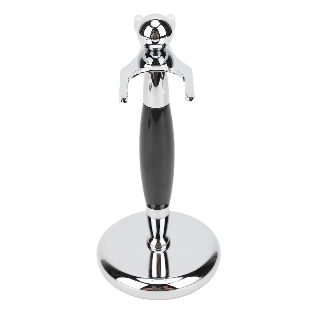 Shaving Brush Stand Extra Wide Openings Double Sided Shaving Holder for Men with Metal Base