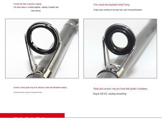 Ensemble de cannes à pêche en mer ultra-fines en fibre de carbone