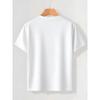European sizes Men's Jazz Theme T-Shirt Colourful JAZZ Alphabet Silhouette Print T-Shirt, Casual Street Style Top, All-Season Apparel