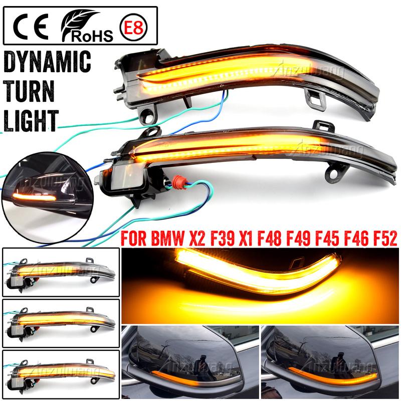 Dynamic Blinker Turn Signal LED light Fit for BMW 1 Series F52 2018 Sedan Fit for BMW X2 F39 2018