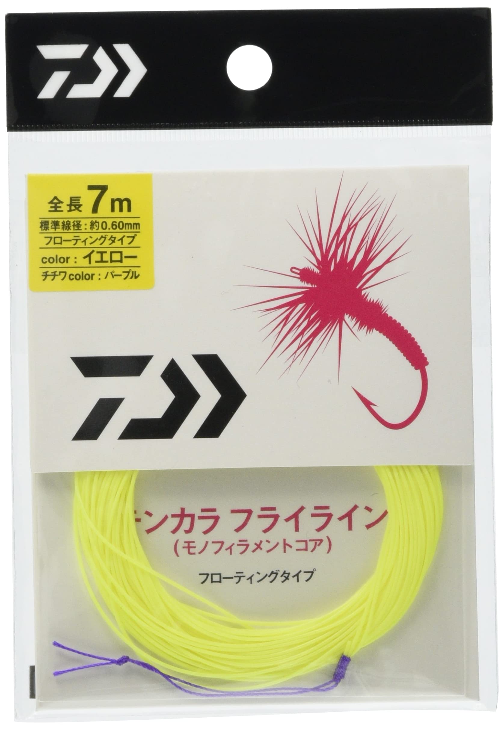 

Daiwa Tenkara Fly Line Y 7m Purple 0.6mm
