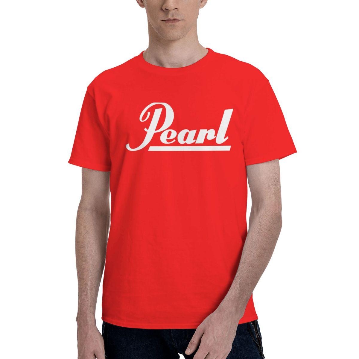 Pearl Drums Drumheads 100 Cotton Casual Breathable Confortable T Shirt New Gifts And TShirts Mens Tops S