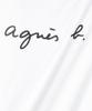 Logo long size white [Agnes b.] T-shirt, sleeves, S137, TS, women's, 0330S137, 3,