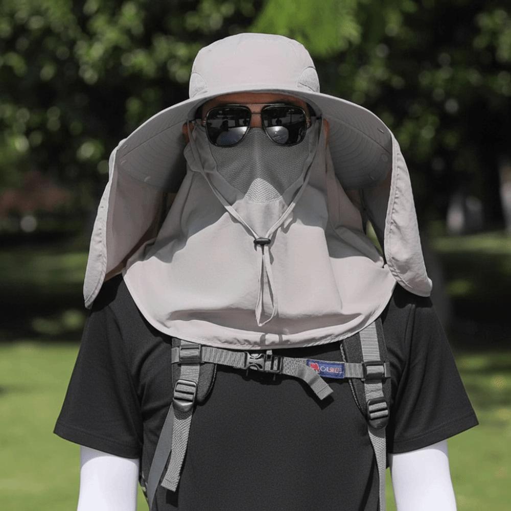 UV Protection Sun Protection Hat Breathable Face Covering Sunhat Casual Women Fisherman Hat  Summer