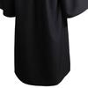 Toque et Robe de Diplôme Couleur Unie Fermeture Éclair Unisexe Mat Lâche Bachelor Cap Robe pour Adulte