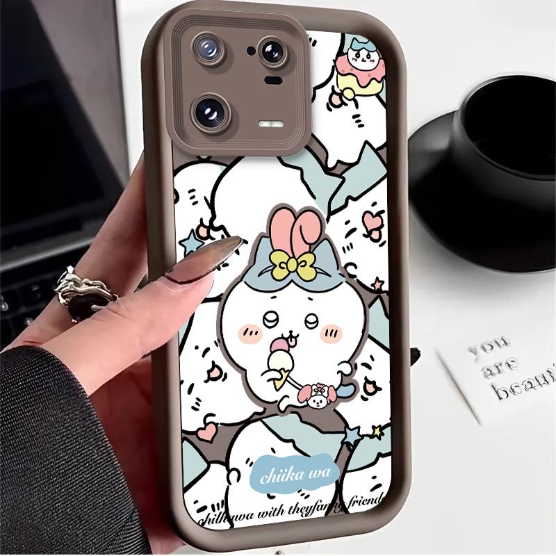 

Чехол для телефона C-Chiikawas для Xiaomi Mi 15 14 14T 13 13T 12 11 11T Lite POCO X7 X6 5G X5 X3 NFC F6 F5 M7 M6 Pro 4G Задняя крышка Funda POCO M6 4G