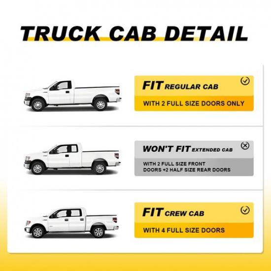 For Ford Duty Super 99-07 Molding Reinforced YO Oxford White Roof Side LH & RH