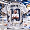 Tricou Casual cu Imprimeu 3D Kylian Mbappe #10 Franța Fotbal Bărbați Femei Star Fotbal Streetwear Mânecă Scurtă Cadou pentru Fani