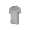 T Shirts Men's Gray Crew Neck Moderate Straight Fit BV4693-077