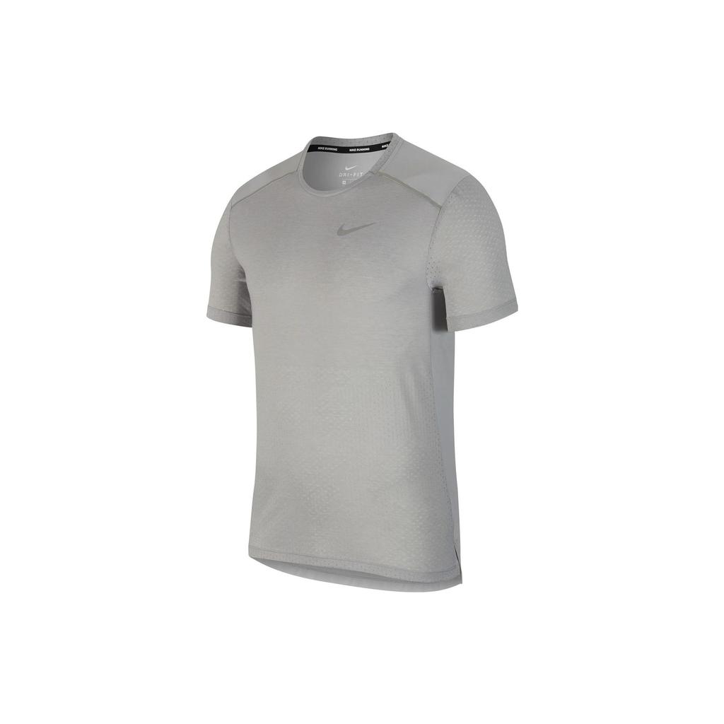 Nike T Shirts Men's Gray Crew Neck Moderate Straight Fit BV4693-077