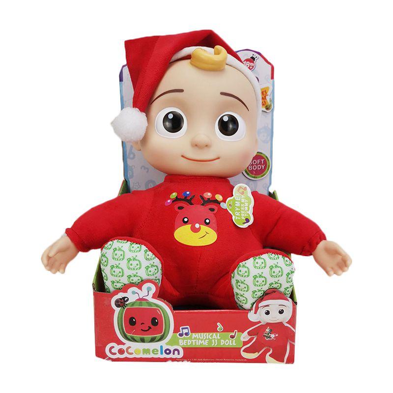Delightful Christmas Cocomelon Pvc Doll Sing Music Box With Nine Kinds Of Music Jojo