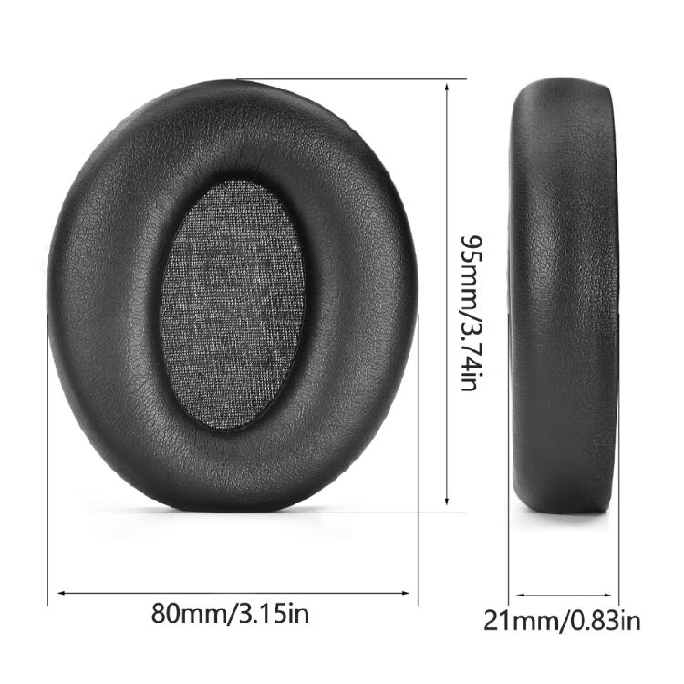 Breathable Protein Leather Ear Pads for BERIBES WH305 Headphones Replace Worn or Damaged Ear Cushions Effortlessly