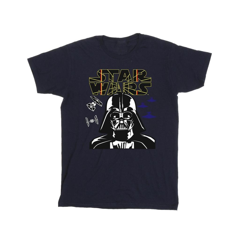 STAR WARS Herren Darth Vader Comp Logo T-Shirt