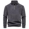 Herren Herbst Winter Sweatshirt Mit Stehkragen Und Reißverschluss Für Lässige Streetwear Jugend