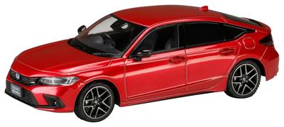 HJ43 Scale Honda Civic Premium Crystal Red Metallic 1/43 (FL4) eHEV (Finished Product)