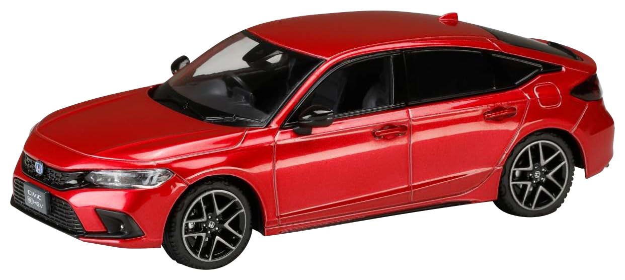 

HJ43 Honda CIVIC Premium Crystal Red Metallic Готовий продукт 1/43 (FL4) eHEV