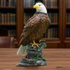 Garden Resin Eagle Statue, Outdoor Standing Eagle Sculpture, Yard Lawn Eagle Ornament, Housewarming Gift for Friends Family