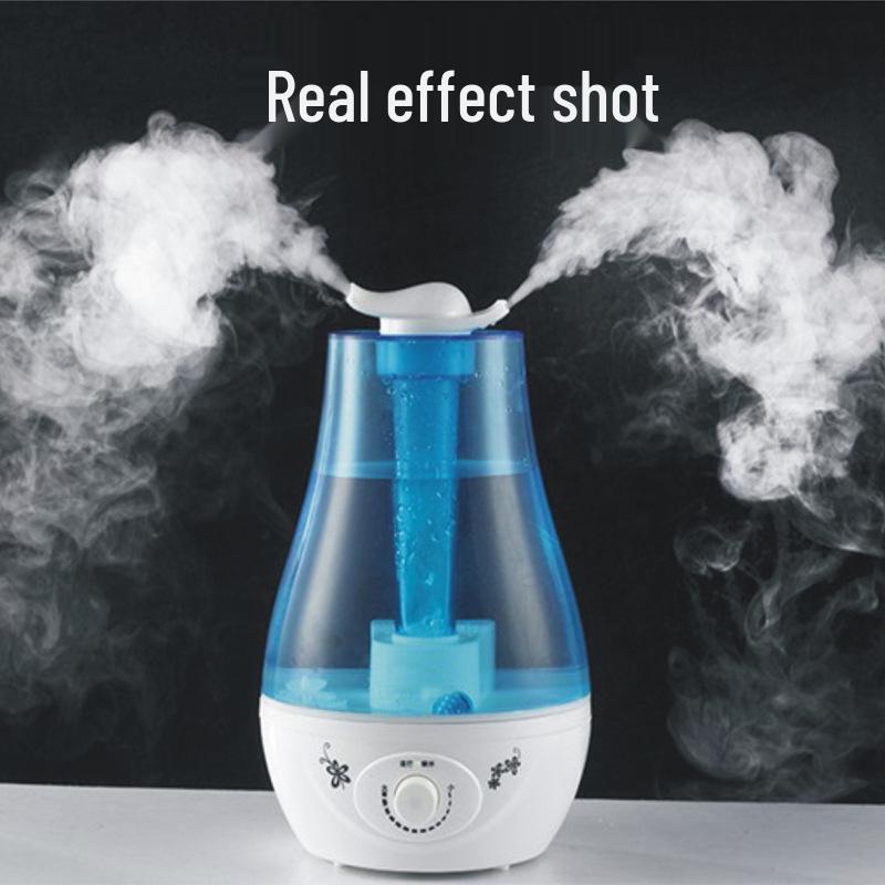 Home Ultrasonic Air Humidifier with Large Capacity, Silent Operation, Seven-Color Night Light & Aromatherapy Function