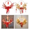 Chinese New Year Decorations Window Lucky Cats Wreath for Holiday Home Decor