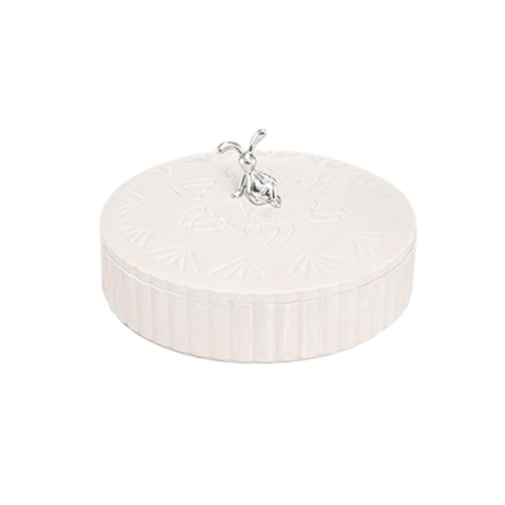 With Compartments Divided Serving Tray with Lid Veggie Tray Portable Snack Box Food Container for Biscuits, Candy, Fruits, Nuts