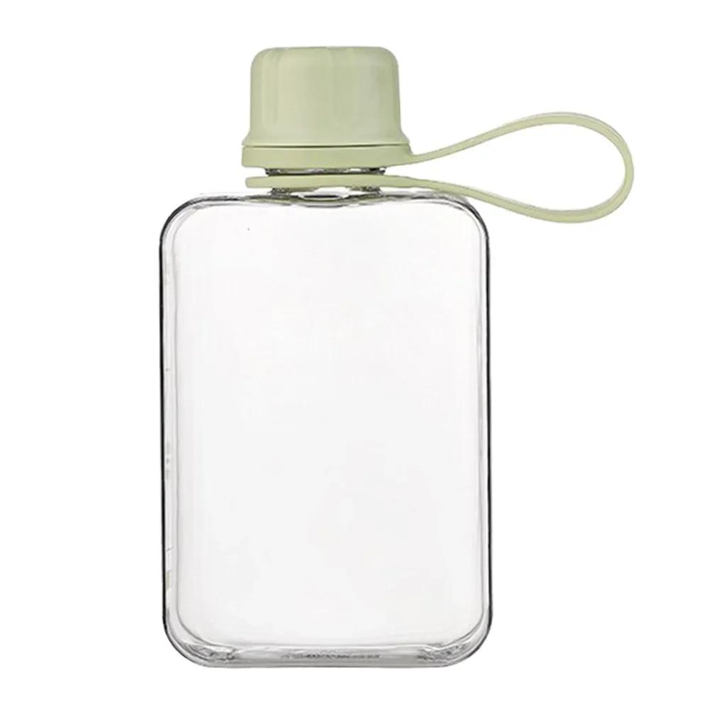 New 240ml/320ml Water Bottle Multicolor Rectangle Sports Kettle Plastic Clear Transparent Fruit Tea Cup Kettle Outdoor Sport