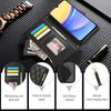 Crossbody Phone Case for Google Pixel 10 Pro XL Pixel9 9A 8 8A 7 7A 6 6A Diamond Pattern Zipper&buckle Leather Card Slot Wallet