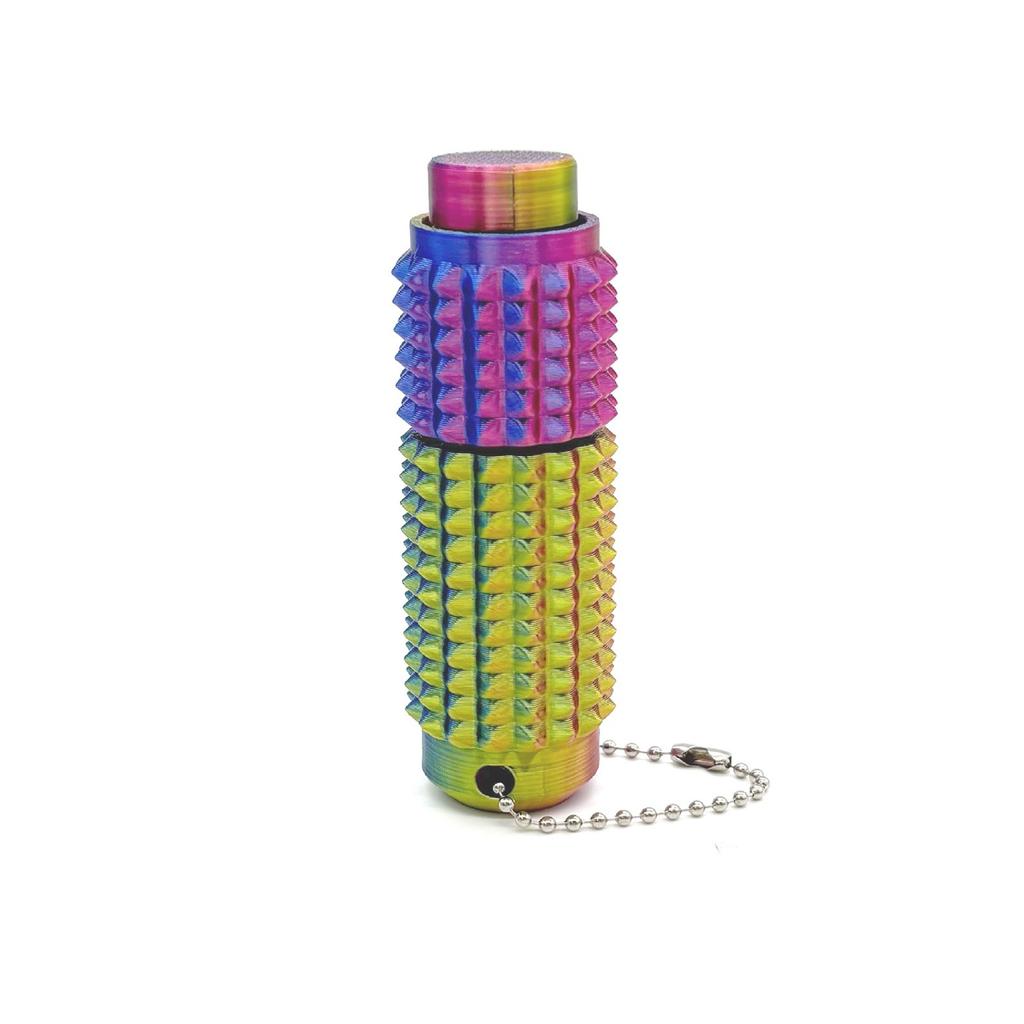 3D Printed Suspended Pressing And Rotating Fingertip Decompression Toys, Grip Stimulation Nail Finger Decompression Toys,Twist And Press Small Handle