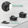 10Pcs KCD1 Boat Rocker Switch 6A 250V 10A 125V 2 Pin Position Snap Red Black Toggle Switches