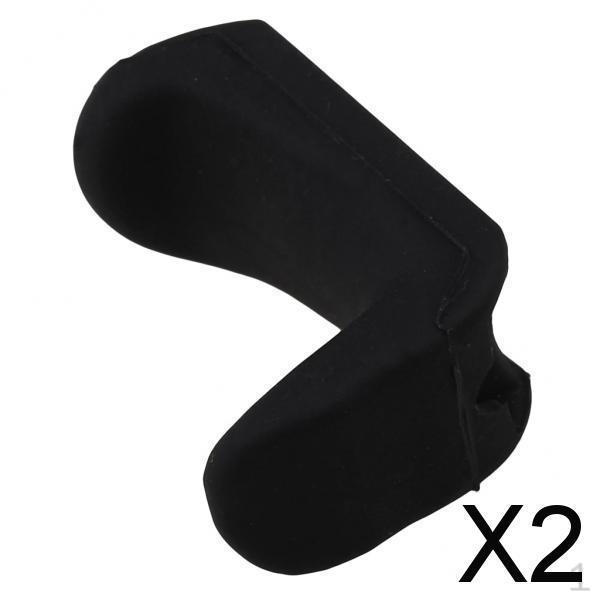 

2x Черная резиновая подставка для большого пальца диаметром 14,517,5 мм для частей гобоя и кларнета