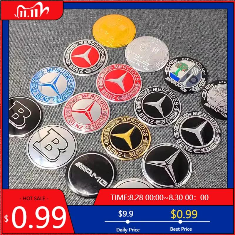 GLC GLB 4ks 56mm Samolepka emblému středového krytu kola auta Pro Mercedes Benz AMG GLE GLS CLS GLC CLA GLA GLK ML C197 R231 W167 W247