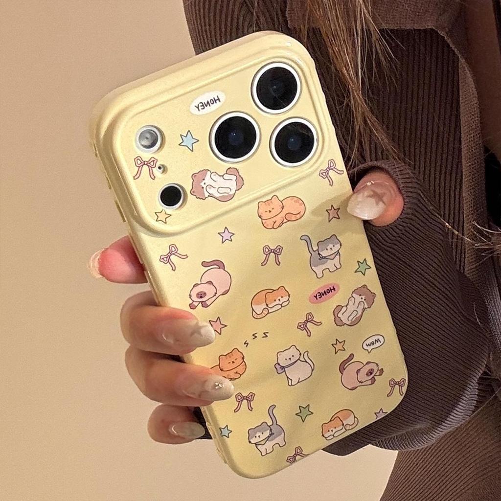 Cartoon Cute Cat Planet Phone Case for iPhone 17 and iPhone 17 Pro Max
