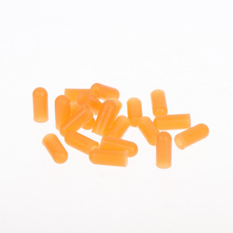 20Pcs Food Grade Silicone Rubber Needle Cover Syringe Sealing Test Tube End Cap Syringe Needle Seal Caps