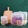 Reusable Freezer Food Container Food-Grade Freezer Bag Durable Silicone Food Storage Bag  Fruit