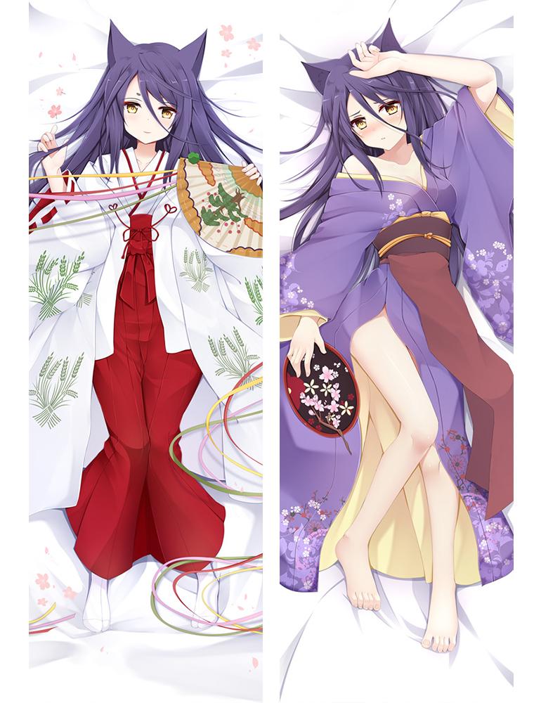 180 cm Konohana Kitan Dakimakura užvalkalas 59 colių anime apkabinantis kūno pagalvės užvalkalas Satsuki Yuzu Galgame personažų patalynės pagalvė Otaku
