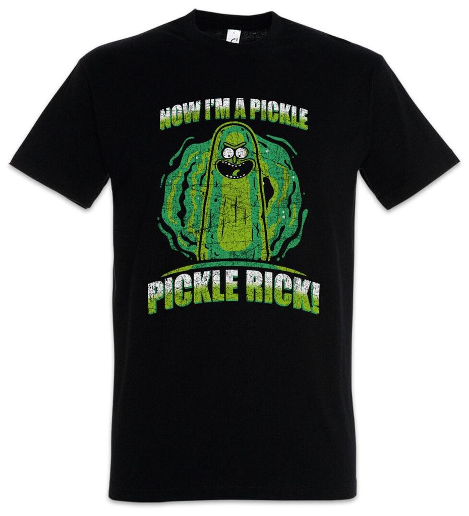 Unisex Shirt Cotton Oversize Large Size Pickle Rick Mens Rick Sanchez Beth Smith Jerry Morty Cucumber TV Fun Fun-
