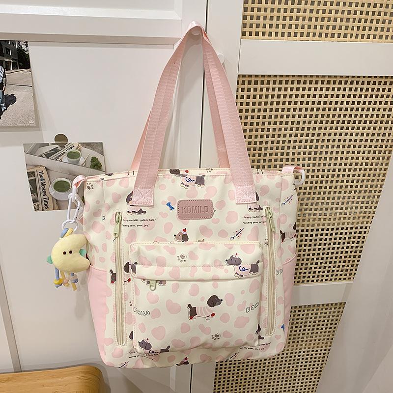 Schoolbag 2025 Schoolbag Female Korean Edition Junior Girl High School High School Large Capacity Mori Cute Printed Backpack