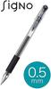 Mitsubishi Pencil Gel Ballpoint Pen Signo Black Set of 10 Uni-ball 0.5mm UM15105.24X10