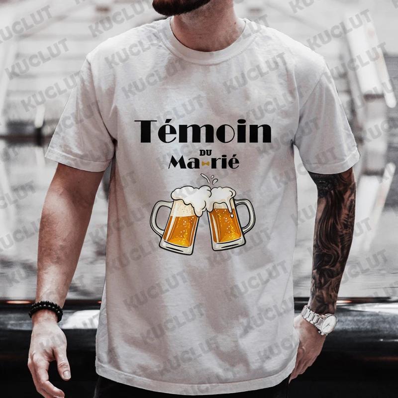 Boyfriend Evg Future Team Groom Man T Shirt Single Farewell Tees Bachelor Stag Party Tshirt Engaged Wedding Beer Graphic Tops