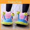 Adorabili Pantofole a Forma di Lumaca di Spongebob Calde Antiscivolo Stivali in Cotone Per l'Inverno