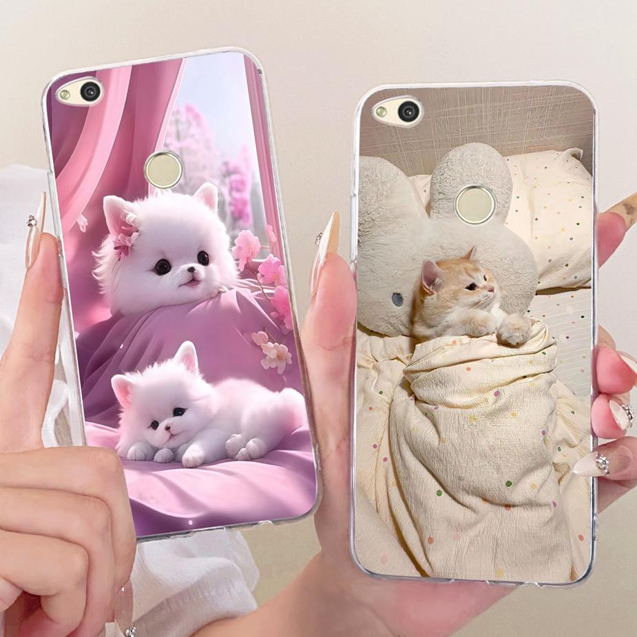 For Huawei P8 Lite 2017 Case Honor 8 Lite Luxury Flower Butterfly Painted Cover Soft Silicone Case For Huawei P9 Lite 2017 Shell