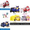 Paw Patrol Rescue Racers 4-pack Real Working Wheels Pet Action Figures Car Toy