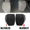 2pcs Car Clutch Foot Rest Cover Brake Pedal Pad for Citroen Berlingo DS3 DS4 Picasso C3 C4 C5 C6 C8 Peugeot 207 208 308 508 2008